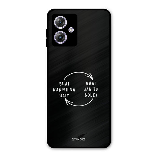 Jab Tu Bole Motorola G64 5G Mobile Back Cover - Typography PrintShield Case