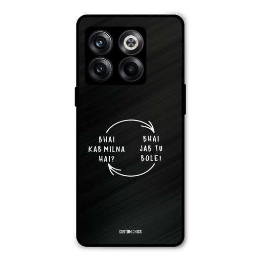 Jab Tu Bole Oneplus 10T Mobile Back Cover - Typography PrintShield Case