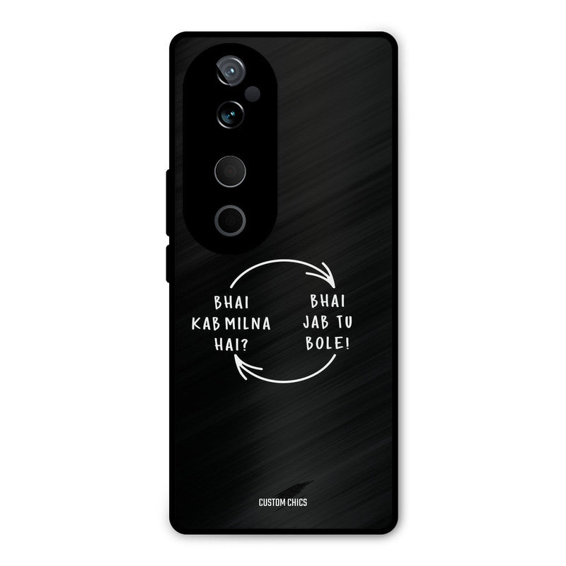 Jab Tu Bole Vivo V40 Mobile Back Cover - Typography PrintShield Case