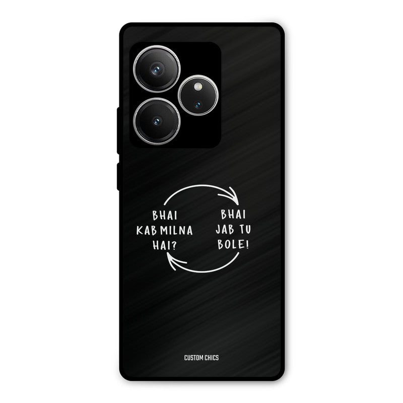 Jab Tu Bole Realme GT 6 Mobile Back Cover - Typography PrintShield Case