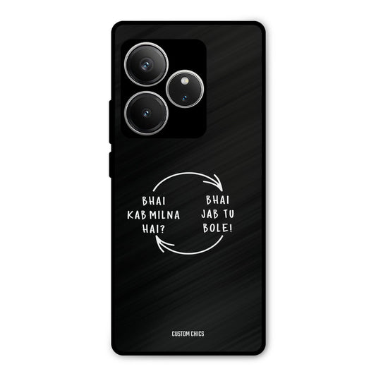 Jab Tu Bole Realme GT 6 Mobile Back Cover - Typography PrintShield Case