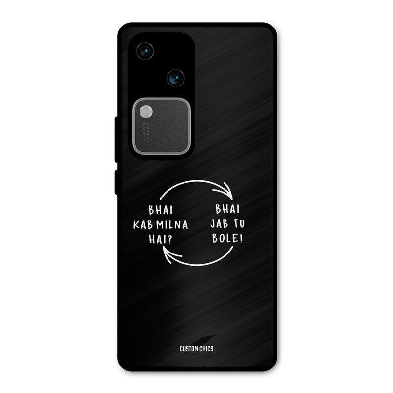 Jab Tu Bole Vivo V30 Mobile Back Cover - Typography PrintShield Case