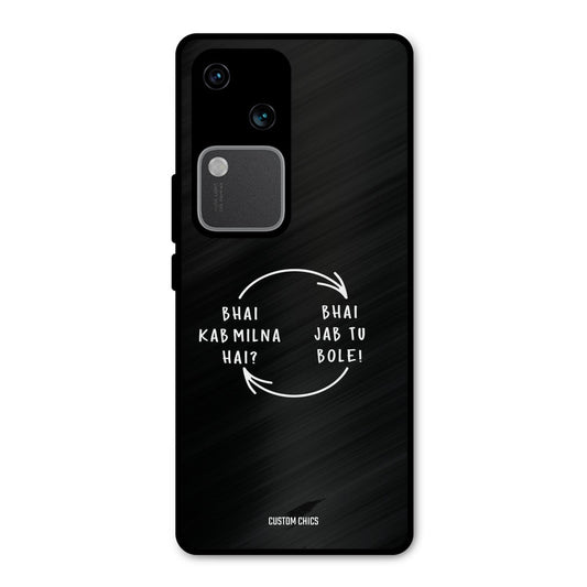 Jab Tu Bole Vivo V30 Mobile Back Cover - Typography PrintShield Case