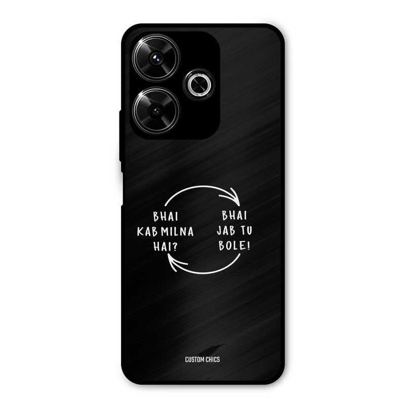 Jab Tu Bole Redmi 13 5G Mobile Back Cover - Typography PrintShield Case