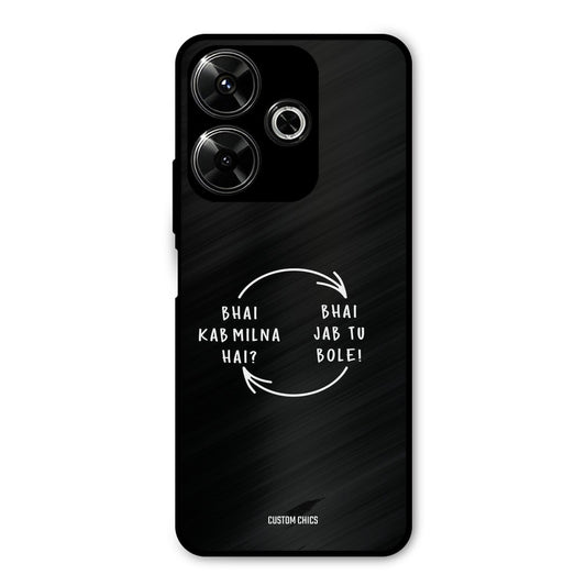 Jab Tu Bole Redmi 13 5G Mobile Back Cover - Typography PrintShield Case