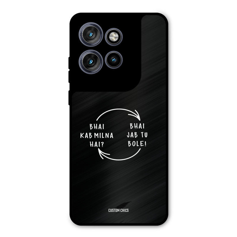 Jab Tu Bole Motorola Edge 50 Neo Mobile Back Cover - Typography PrintShield Case
