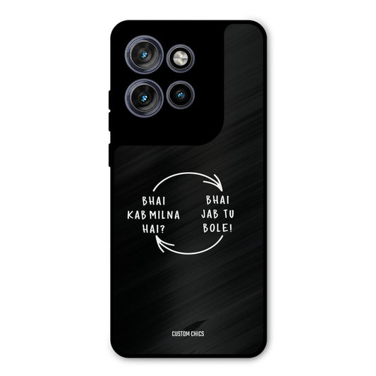 Jab Tu Bole Motorola Edge 50 Neo Mobile Back Cover - Typography PrintShield Case