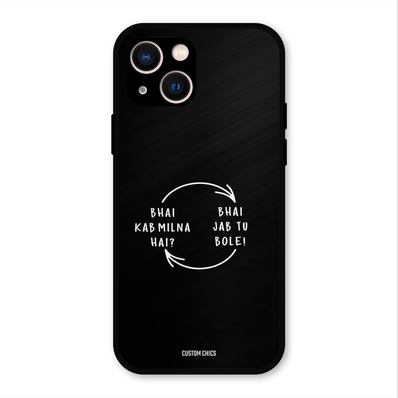 Jab Tu Bole iPhone 13 Mobile Back Cover - Typography PrintShield Case