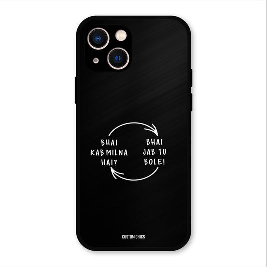 Jab Tu Bole iPhone 13 Mobile Back Cover - Typography PrintShield Case