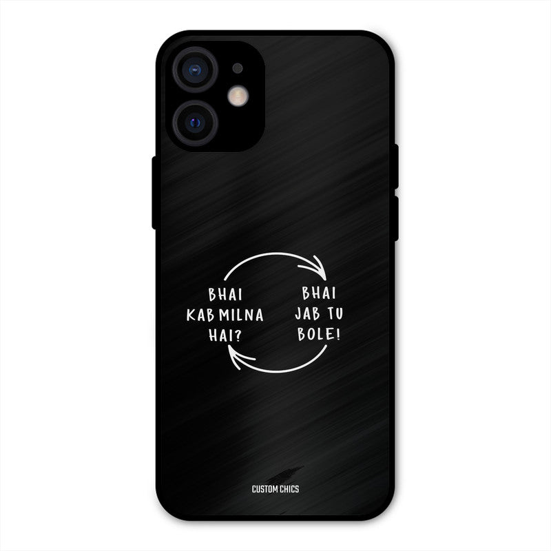 Jab Tu Bole iPhone 12 Mini Mobile Back Cover - Typography PrintShield Case