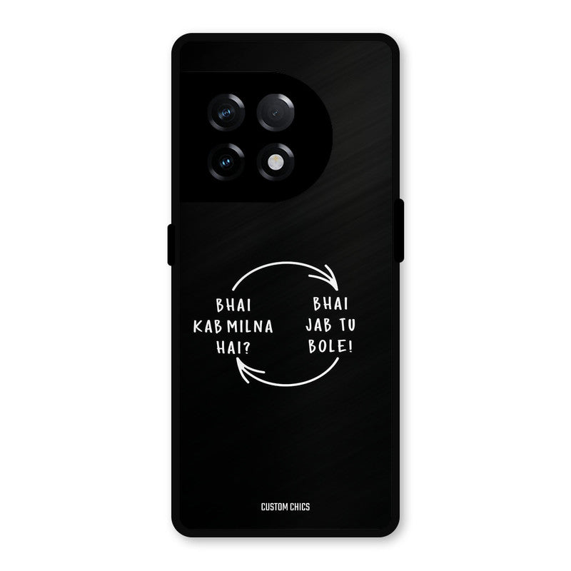 Jab Tu Bole OnePlus 11R Mobile Back Cover - Typography PrintShield Case