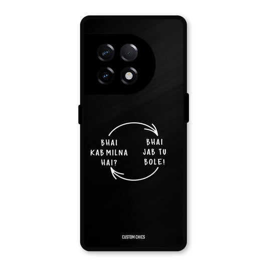 Jab Tu Bole OnePlus 11R Mobile Back Cover - Typography PrintShield Case