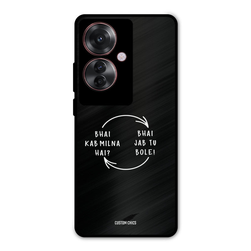 Jab Tu Bole Oppo F25 Pro Mobile Back Cover - Typography PrintShield Case