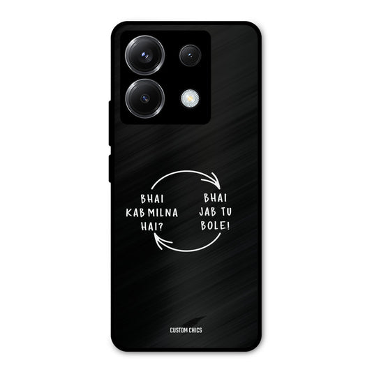 Jab Tu Bole Poco X6 Mobile Back Cover - Typography PrintShield Case
