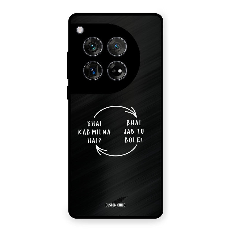 Jab Tu Bole OnePlus 12 Mobile Back Cover - Typography PrintShield Case