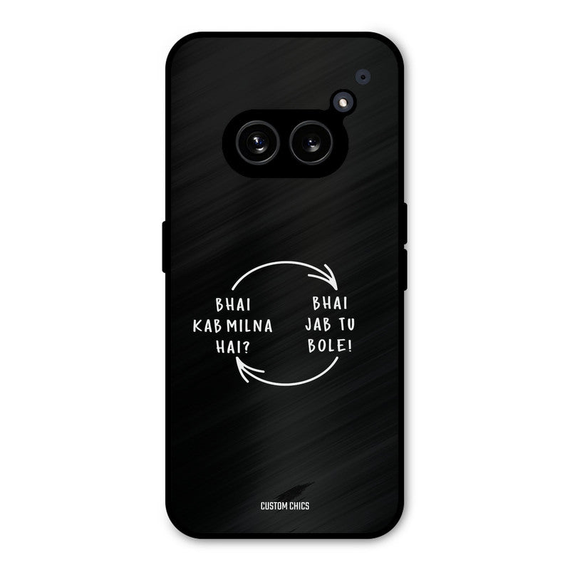 Jab Tu Bole Nothing Phone 2a Mobile Back Cover - Typography PrintShield Case