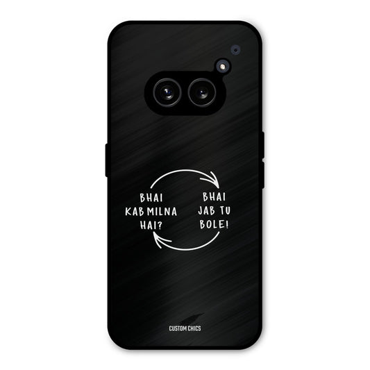Jab Tu Bole Nothing Phone 2a Mobile Back Cover - Typography PrintShield Case