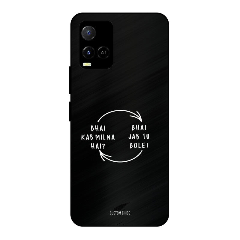 Jab Tu Bole Vivo Y33s Mobile Back Cover - Typography PrintShield Case