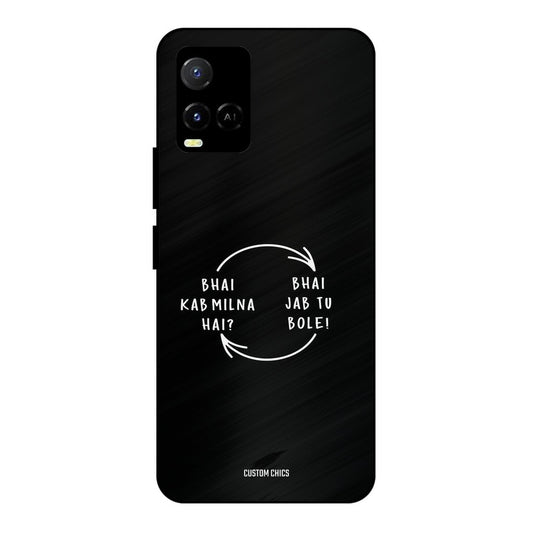 Jab Tu Bole Vivo Y33s Mobile Back Cover - Typography PrintShield Case