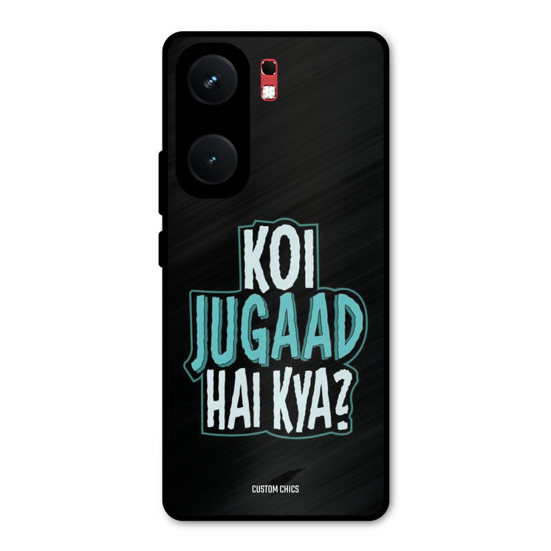 Jugaad Hai Kya iQOO Neo 9 Pro Mobile Back Cover - Typography PrintShield Case