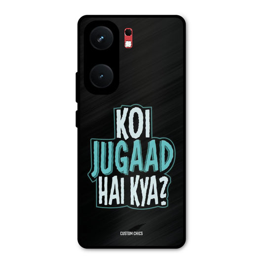Jugaad Hai Kya iQOO Neo 9 Pro Mobile Back Cover - Typography PrintShield Case