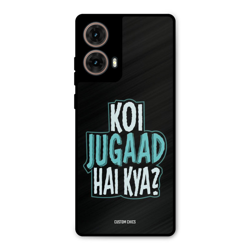 Jugaad Hai Kya Moto G85 Mobile Back Cover - Typography PrintShield Case