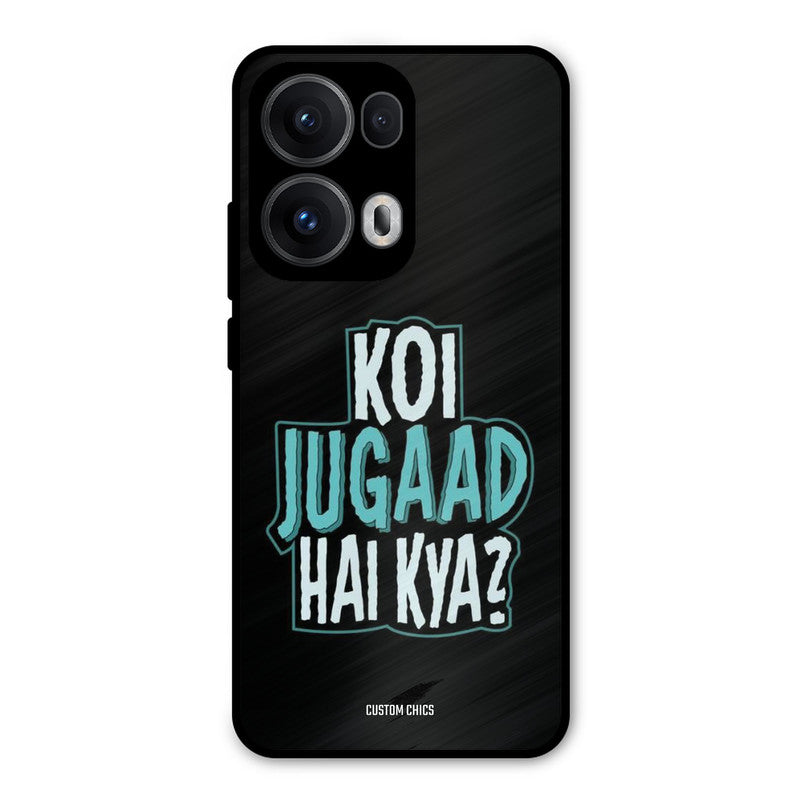Jugaad Hai Kya Oppo Reno 13 Pro 5G Mobile Back Cover - Typography PrintShield Case