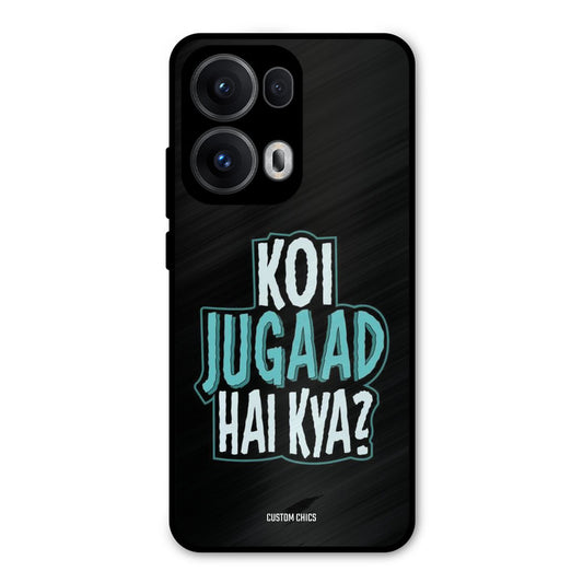 Jugaad Hai Kya Oppo Reno 13 Pro 5G Mobile Back Cover - Typography PrintShield Case