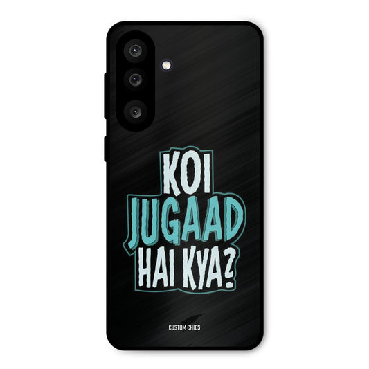 Jugaad Hai Kya Samsung Galaxy M56 Mobile Back Cover - Typography PrintShield Case