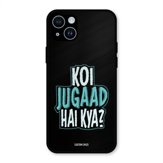 Jugaad Hai Kya iPhone 14 Mobile Back Cover - Typography PrintShield Case
