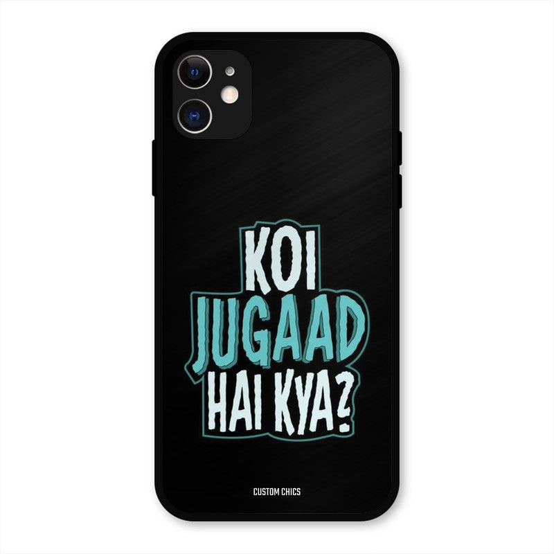 Jugaad Hai Kya iPhone 11 Mobile Back Cover - Typography PrintShield Case