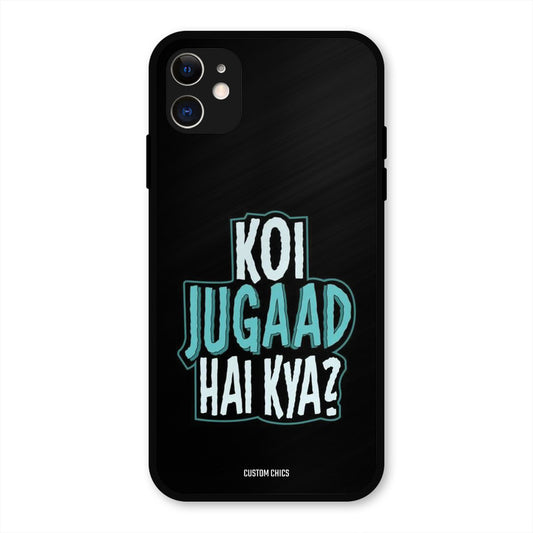 Jugaad Hai Kya iPhone 11 Mobile Back Cover - Typography PrintShield Case