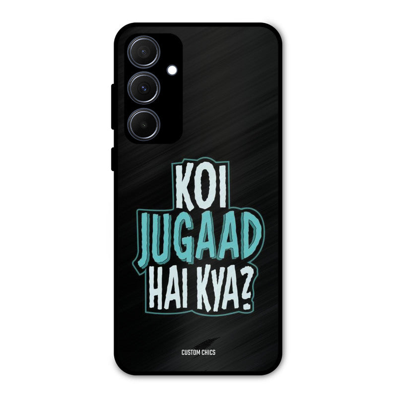 Jugaad Hai Kya Samsung Galaxy A35 5G Mobile Back Cover - Typography PrintShield Case