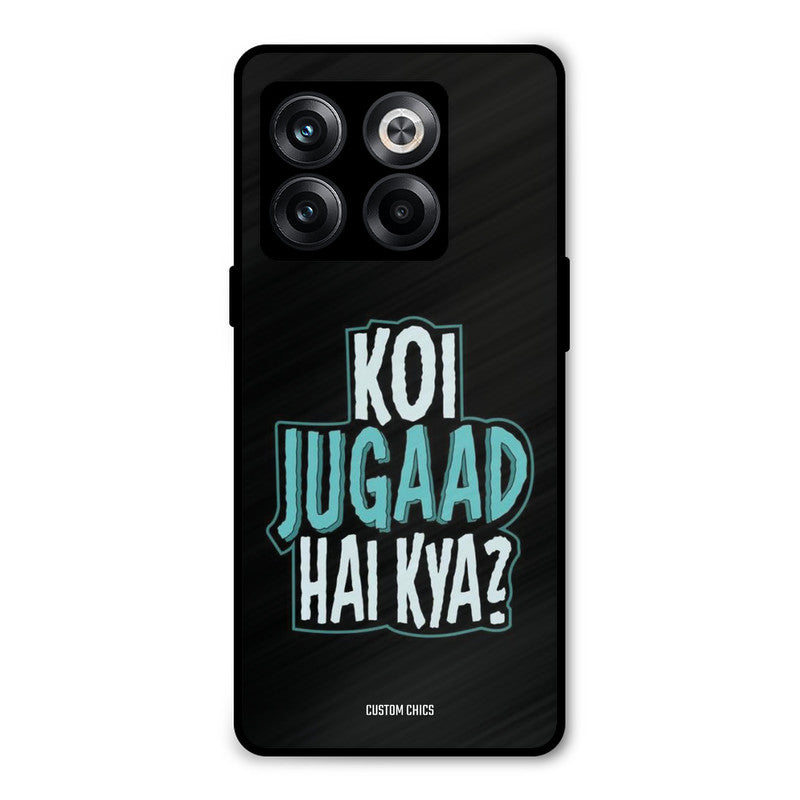 Jugaad Hai Kya Oneplus 10T Mobile Back Cover - Typography PrintShield Case