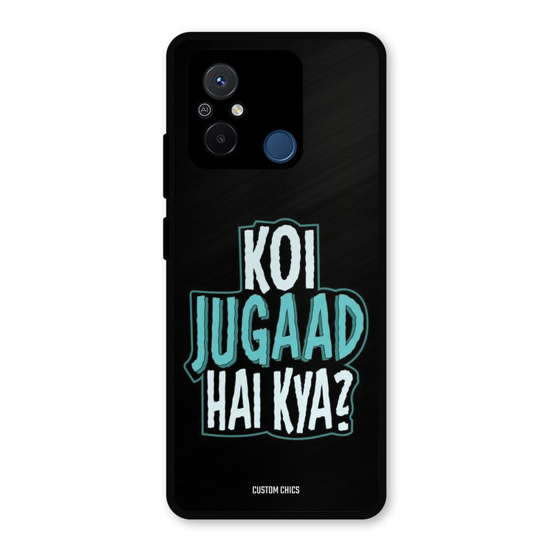 Jugaad Hai Kya Redmi 12c Mobile Back Cover - Typography PrintShield Case