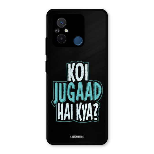 Jugaad Hai Kya Redmi 12c Mobile Back Cover - Typography PrintShield Case