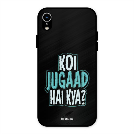Jugaad Hai Kya iPhone XR Mobile Back Cover - Typography PrintShield Case