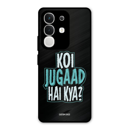 Jugaad Hai Kya Vivo T4x Mobile Back Cover - Typography PrintShield Case