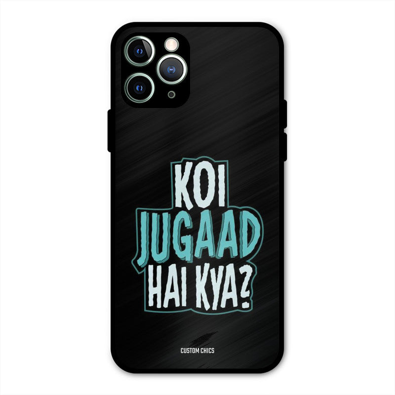 Jugaad Hai Kya iPhone 11 Pro Max Mobile Back Cover - Typography PrintShield Case