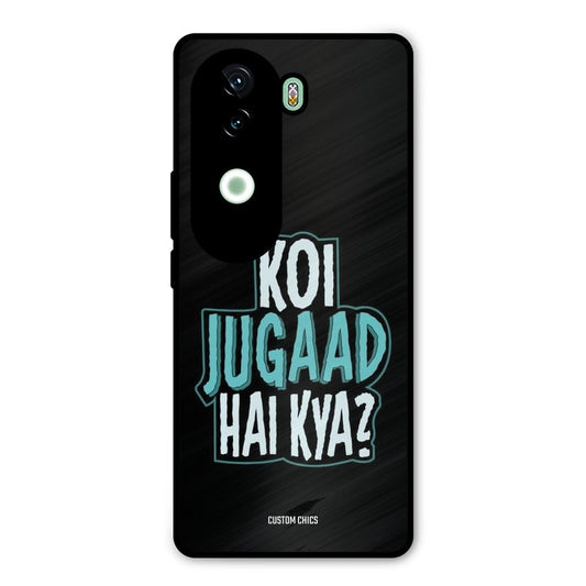 Jugaad Hai Kya Vivo V40e Mobile Back Cover - Typography PrintShield Case