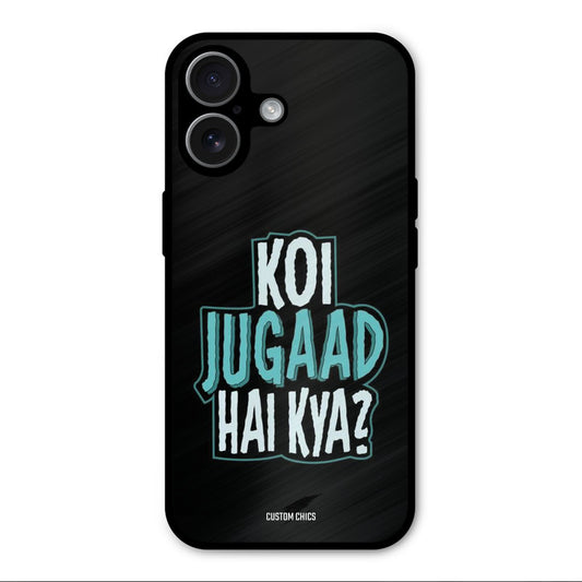 Jugaad Hai Kya iPhone 17 Mobile Back Cover - Typography PrintShield Case