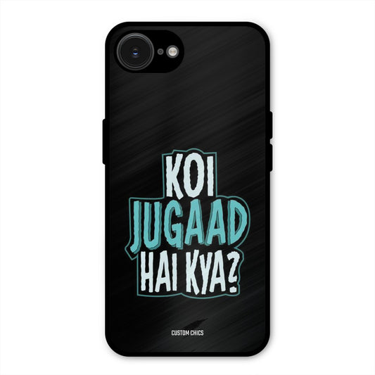 Jugaad Hai Kya iPhone 16e Mobile Back Cover - Typography PrintShield Case