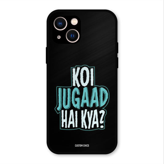 Jugaad Hai Kya iPhone 13 Mobile Back Cover - Typography PrintShield Case