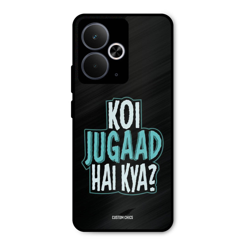 Jugaad Hai Kya Realme 14T Mobile Back Cover - Typography PrintShield Case