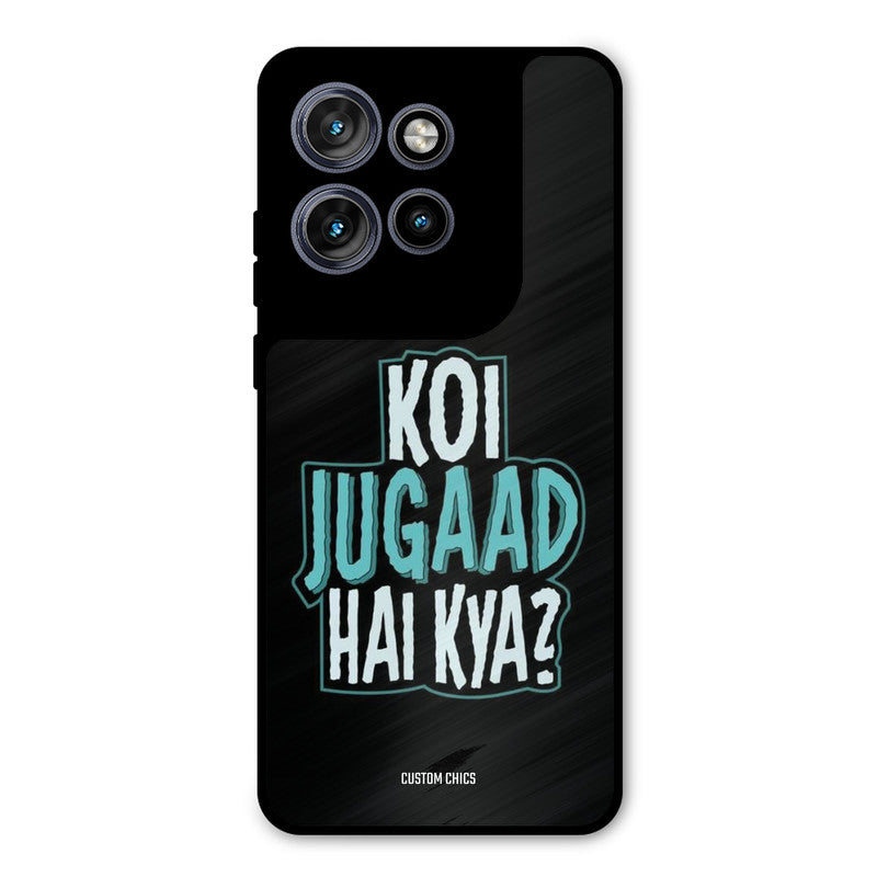 Jugaad Hai Kya Motorola Edge 50 Neo Mobile Back Cover - Typography PrintShield Case