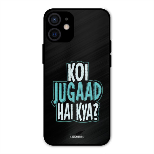 Jugaad Hai Kya iPhone 12 Mini Mobile Back Cover - Typography PrintShield Case