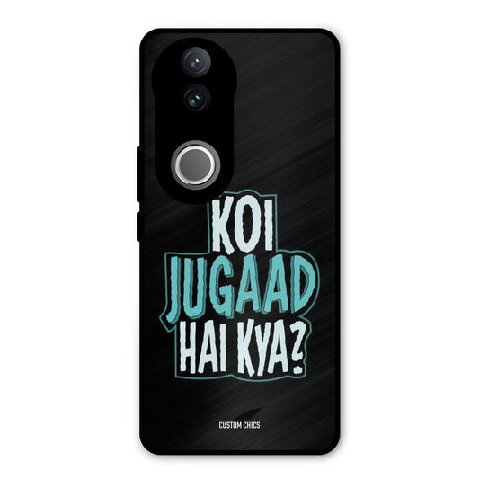 Jugaad Hai Kya iQOO Z10R Mobile Back Cover - Typography PrintShield Case