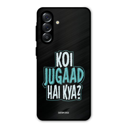 Jugaad Hai Kya Samsung Galaxy A36 Mobile Back Cover - Typography PrintShield Case