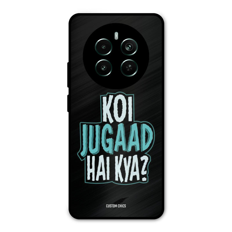 Jugaad Hai Kya Realme 12 Plus Mobile Back Cover - Typography PrintShield Case