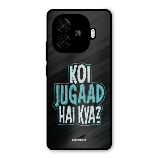 Jugaad Hai Kya iQoo Z9 Turbo Mobile Back Cover - Typography PrintShield Case